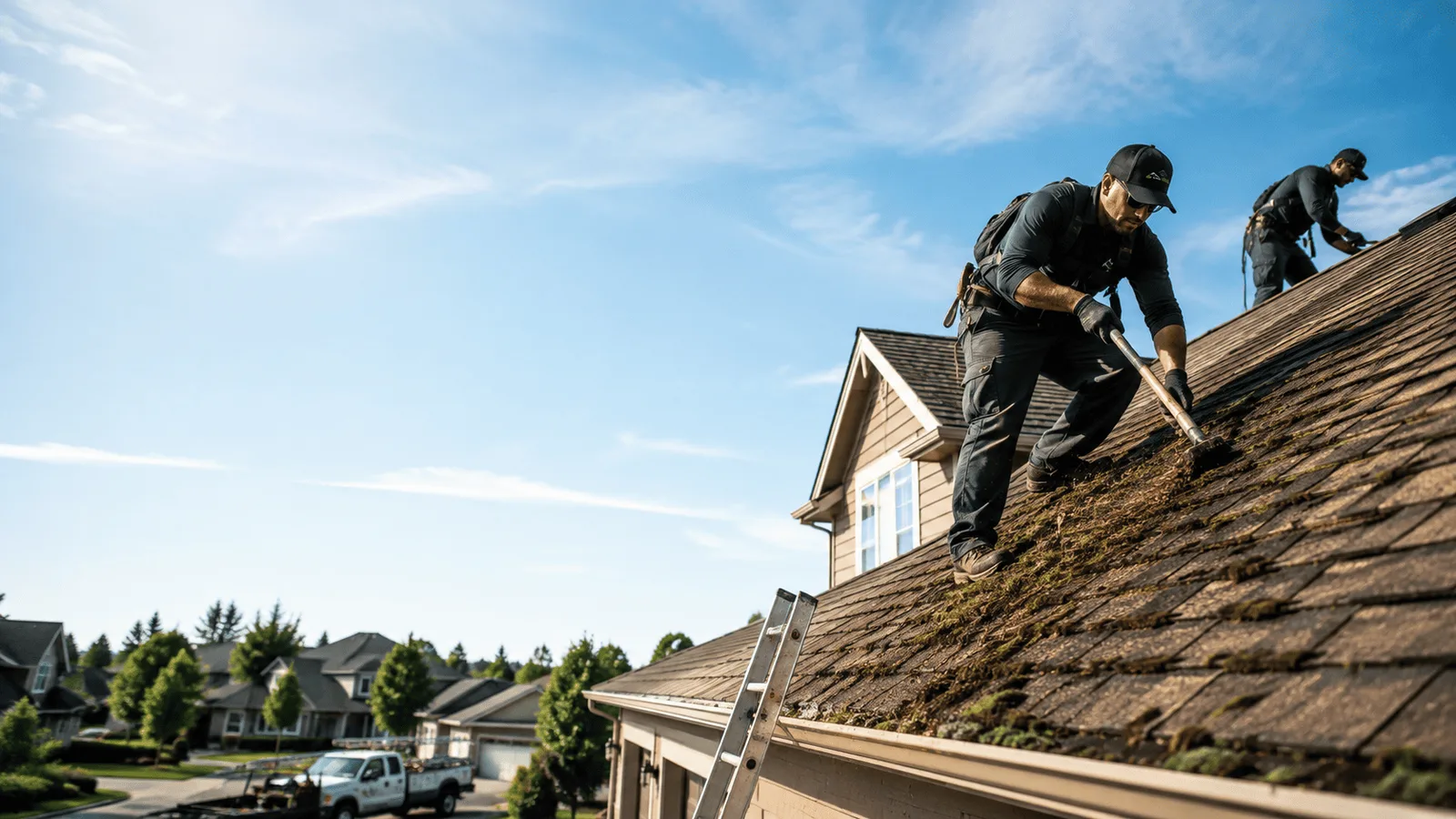 Roof Moss Removal in Lehi, UT near me